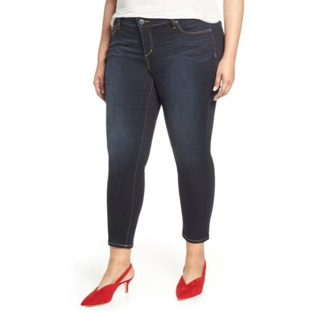 Slink Curvy Kaliah Skinny Ankle Jeans Plus Size 22 x 28"